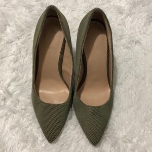 Olive Green Pumps